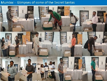 Fractal’s Annual Secret Santa Campaigns in Bengaluru, Gurugram and Mumbai