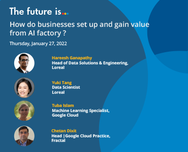 How do businesses set up and gain value from AI factory