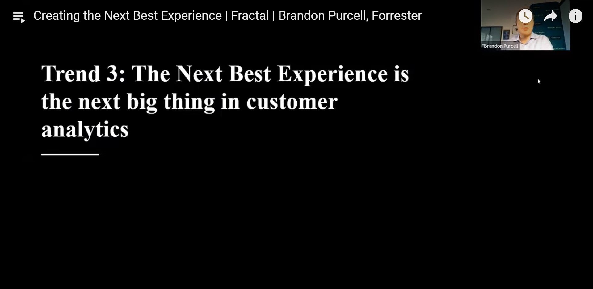 Creating the Next Best Experience