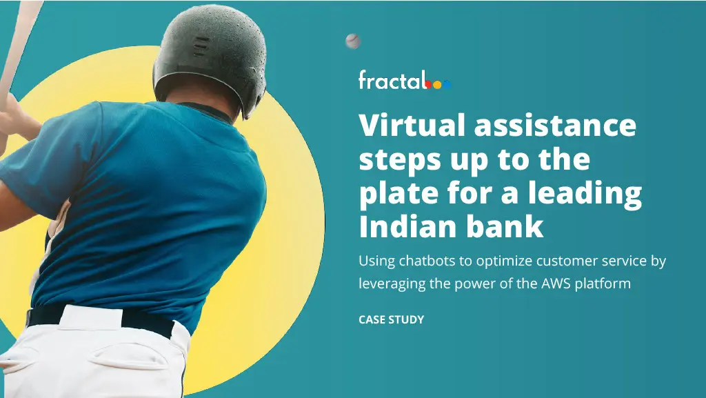 AWS - Success Story - Virtual assistance steps up to the plate for a leading Indian bank